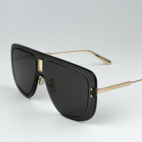 NEW Dior ULTRADIOR MU B0A0 Gold Grey Unisex Mask Sunglasses - Picture 11 of 15